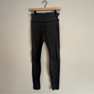 Lululemon Wunder Under legging Heathered Herringbone size 4